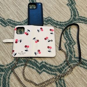 Kate Spade cherry iPhone X phone case